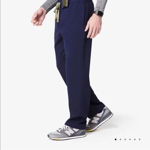Figs pisco basic scrub pants men L navy and black